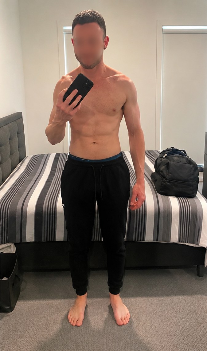 The same client 10kg lighter